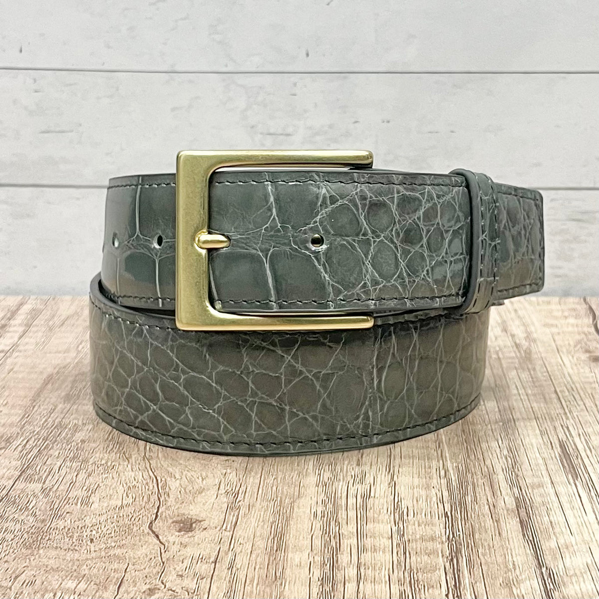 Premium Grey Matte Full Skin Belt main image 1