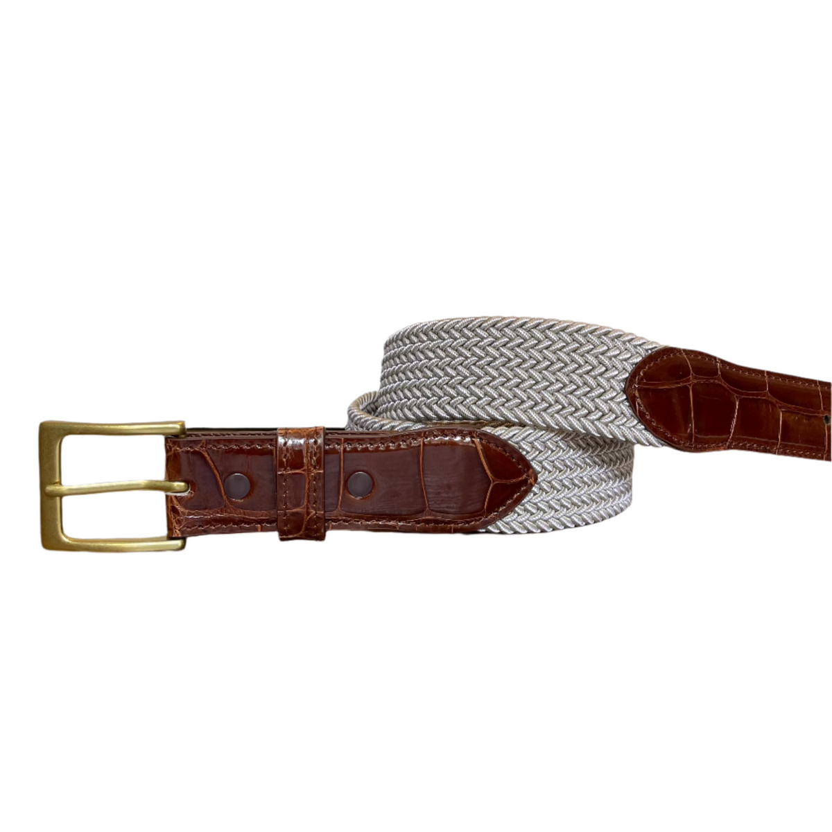 The Stretch Belt, Tan & White – Blair display picture 2