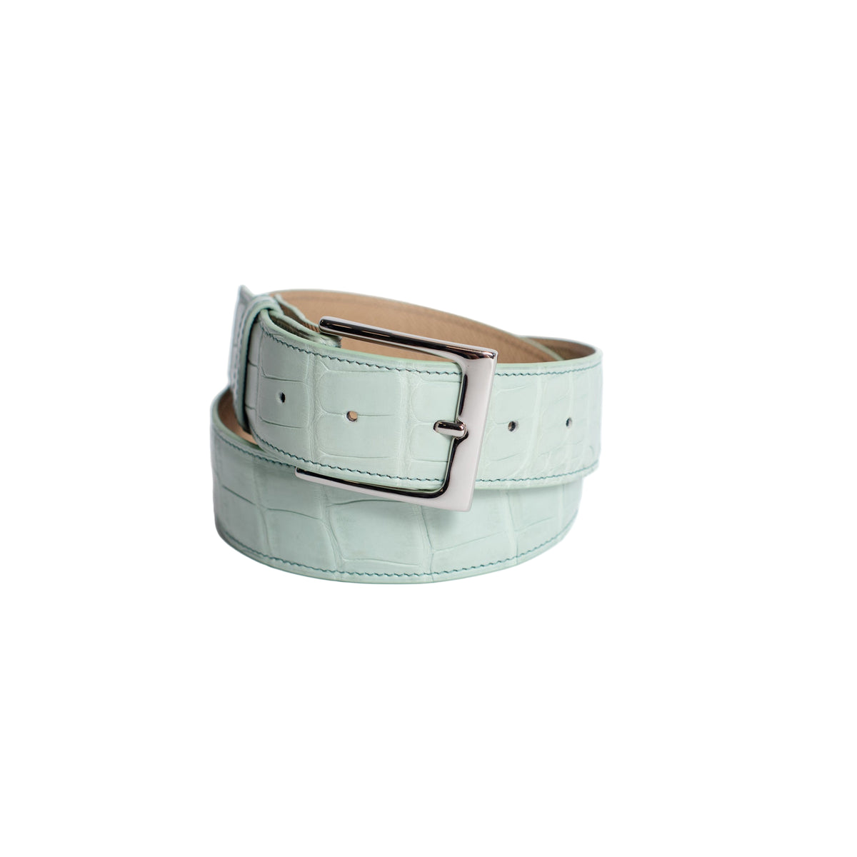 Full Skin Belt, Mint Matte Alligator – Blair's Belts