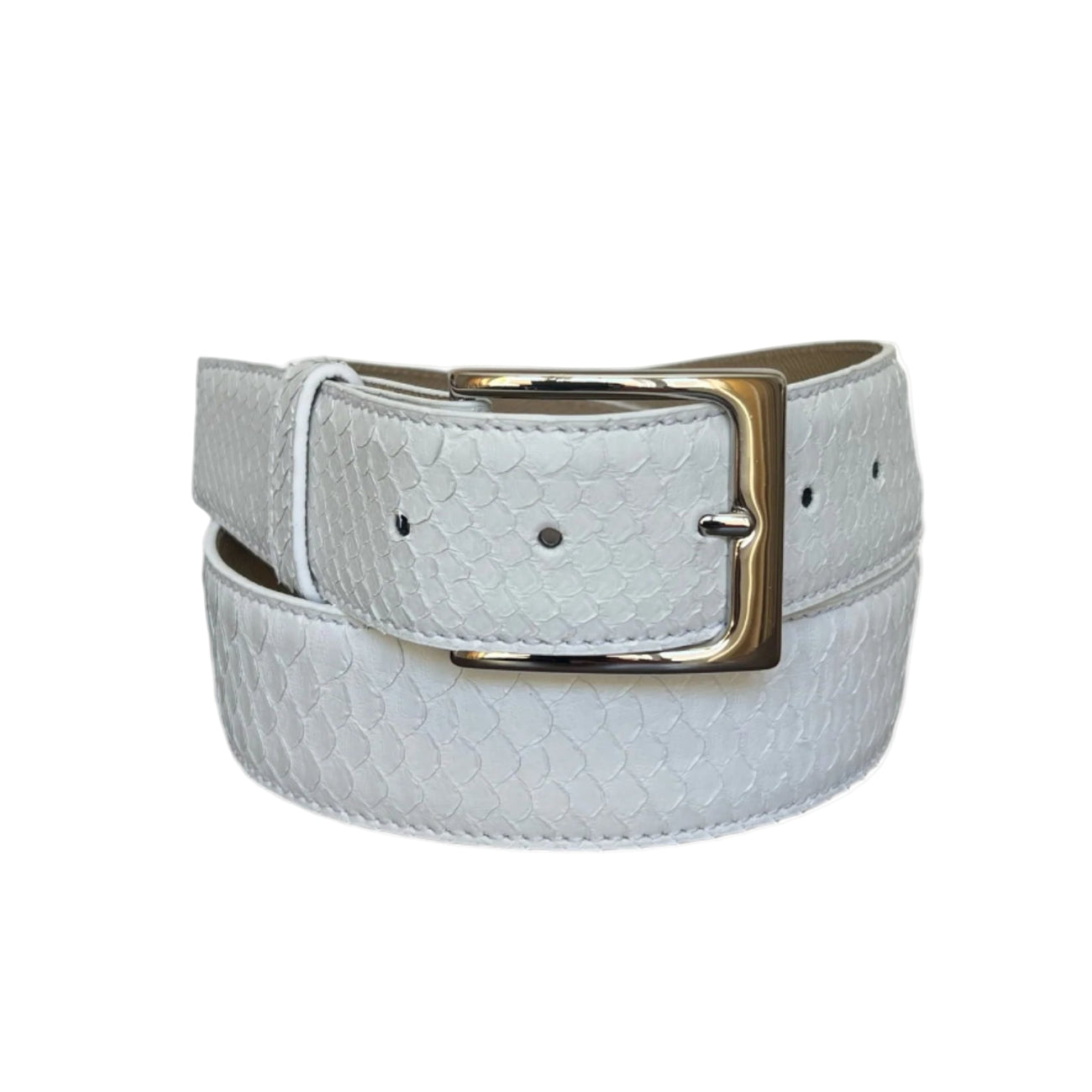 Full Skin Belt, White Python – Blair