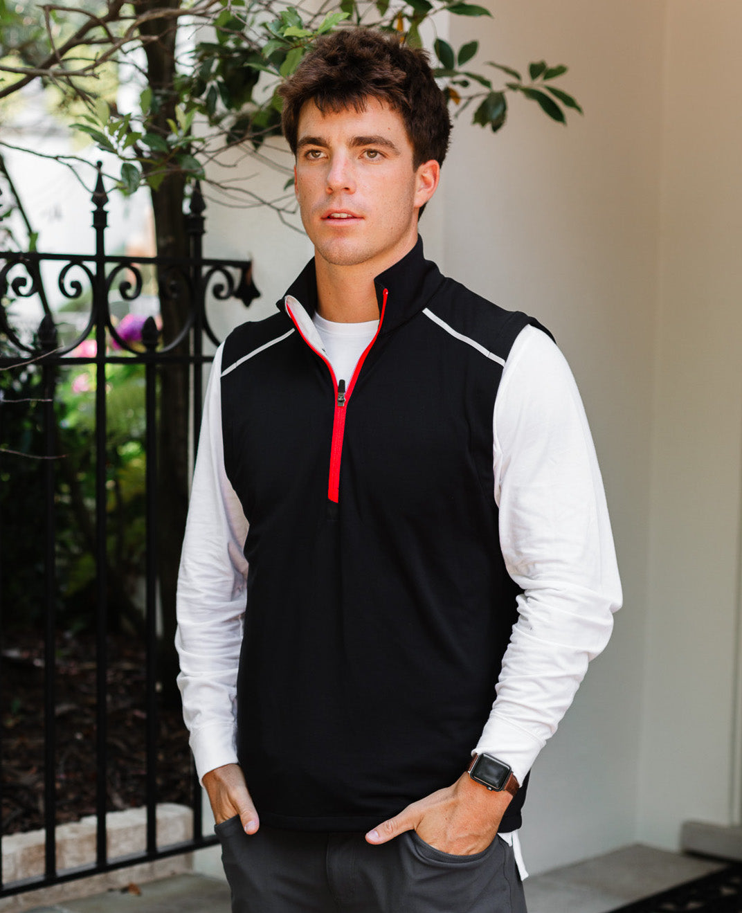 Z425 Quarter Zip Vest – Blair's Belts
